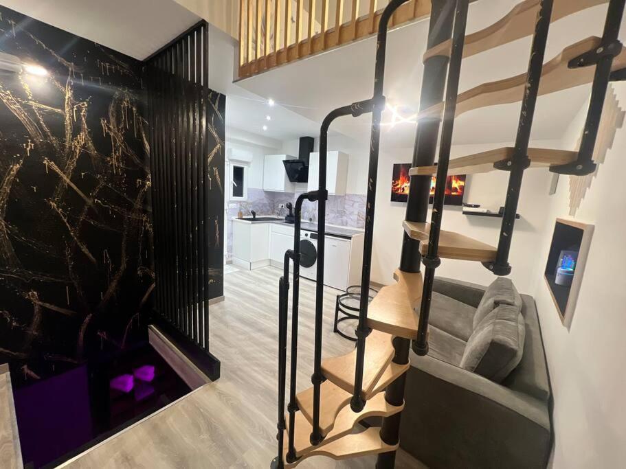 Maison Appartement Triplex Avec Jacuzzi Et Sauna Saint-Etienne  Exterior foto
